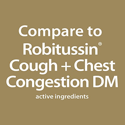 GoodSense Tussin Cough Syrup DM, Cough Suppressant and Expectorant, Wild Cherry Flavor, 4 Ounces