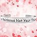 Paris Selection Inspirational Jewelry Bracelet Gift- Count Your Rainbows Not Your Thunderstorms