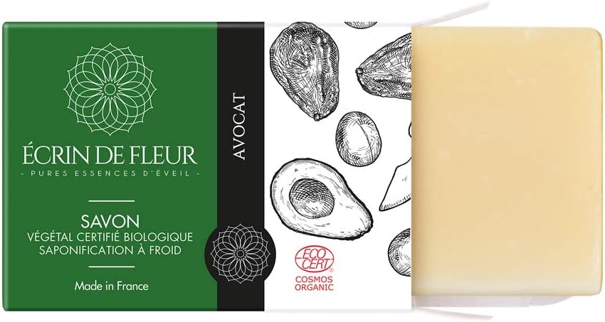 Écrin de Fleur - Organic Avocado & Hemp Soap Bar, Handmade in France, COSMOS & Nature et Progrès Certified, Orange & Ylang-Ylang, 90g - Image 4