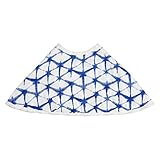aden + anais Silky Soft Burpy Bib, 100% Viscose bamboo Muslin, Soft Absorbent 4 Layers, Multi-Use Burp Cloth and Bib, 22.5” X 11”, Single,  Indigo Shibori