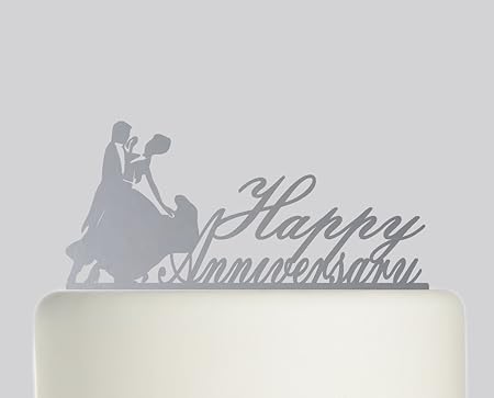 Joyeux Anniversaire Dancers Piste De Danse Danseurs Salsa Dancing Acrylique Pour Gateau Miroir Acrylique Amazon Fr Cuisine Maison