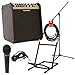 Fishman PRO-LBX-700 Loudbox Performer Acoustic Guitar Amp w/Amp Stand, Microphone with Cable, Mic Stand, and Instrument Cable