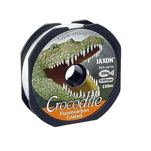 Jaxon Fil De Pêche Crocodile Fluorocarbon Coated 2 X 150 M Bobine Monofile
