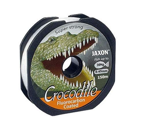 Jaxon Fil de pêche Crocodile FLUOROCARBON Coated 2 x 150 m Bobine Monofile