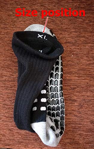 image for RATIVE Anti Slip Non Skid Slipper Hospital Socks with grips for Adults