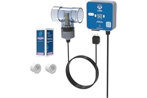 Mineral Lion Pool Ionizer by ClearBlue Ionizer - Self-Cleaning, Inline Pool Ionizer Works in All Sun Conditions - Nothing Floating in Your Pool - Installs in 30 Minutes (25,000 Gallons)