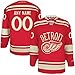 SuJe Men's Detroit Red Wings Custom Jersey 2014 Winter Classic Red Size M-3XL