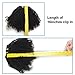 Luwigs Afro Kinky Curly 4B 4C Clip in Hair Extensions 16 Inch 7Pcs/Set Brazilian Virgin Human Hair Natural Color Clip Ins for African American Women