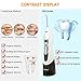 PECHAM Water Dental Flosser Professional Cordless Oral Irrigator - 3-Mode USB Rechargeable IPX7 Waterproof High Capacity Water Tank with 4 Jet Tips for Home and Travel (Black)