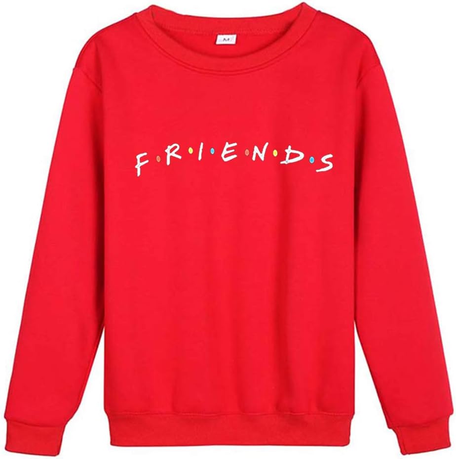 Fashion Casual Friend Hoodie Sweatshirt Friend TV Show Merchandise Women Graphic Tops Hoodies Sweater Funny Hooded Pullover
