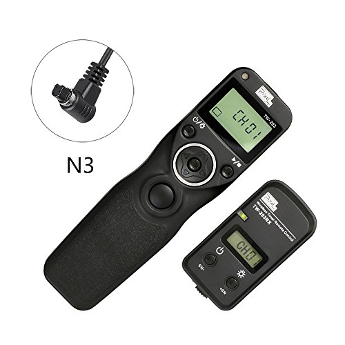 Pixel tw-283/n3 lcd wireless shutter release timer remote control…