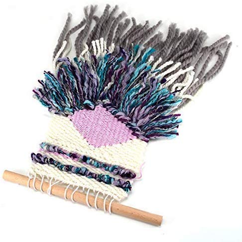 COPYLOVE 6Pcs/Set Wood Weaving Sticks, Simple Stick Weaving Weaving Sticks Weaving Shuttles Craft Supplies for Tapestry Carpet Weave Beginners Tools and Supplies