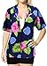 Women Hawaiian Shirt Blouses Beach Top Tank Casual Aloha Holiday Collar Boho
