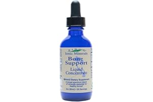 Eidon Ionic MineralsBone Support Liquid Supplement - Ionic Trace Mineral Drops to add to Water for Bone Health, Calcium, Magnesium, Zinc, Manganese, Silica, Sulfur, Boron, Bioavailable - 2 oz