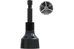 MACXCOIP Deburring External Chamfer Tool with YG8 Carbide Blade, Remove Burr Tools, Deburring Chamfering Drill Bit Repairing Damaged Bolts Fits for 1/8"- 3/4" (3mm-20mm)