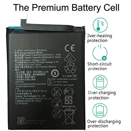 Replacement Battery Compatible for Nova HB405979ECW 2920mAh + Free Tools