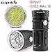 Flashlight,Baomabao 30000LM 12 x CREE XM-L T6 LED Hunting Flashlight 4 x 18650 Lamp Torch
