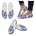 InterestPrint Women's Loafers Classic Casual Canvas Slip On Fashion Shoes Sneakers Flats