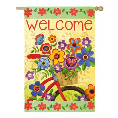 Be Joyful Vertical Flag