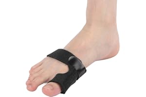 AGATIGE Toe Brace, Multi Adhesive Toe Fracture Fixator, Hallux Valgus Correction Splints, Toe Protectors Support Brace for Men Women(Black)