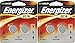 Energizer 2016 3V Lithium Button Cell Battery Original Retail Pack, 2x2 Packs Total of 4 Batteries primary
