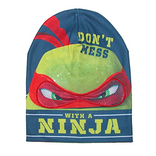 BioWorld Teenage Mutant Ninja Turtle Knit Hat with Eye Panel, Multi