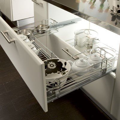 Undersink Pull Out Wire Basket Drawer 800 To 1000mm Soft Close