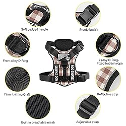 Demigreat Service Dog Harness, Reflective Dog Vest