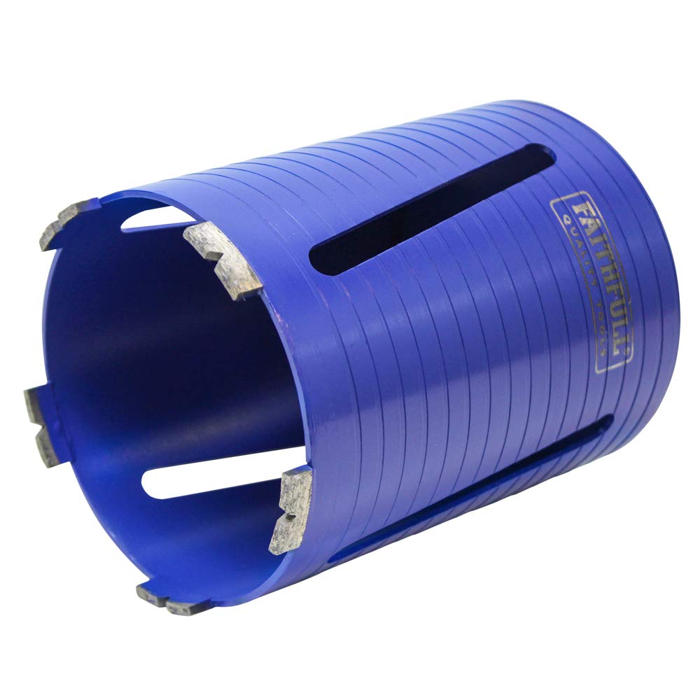Faithfull FAIDCD117 Dry Diamond Core Bit, Blue, 117 mm x 150 mm
