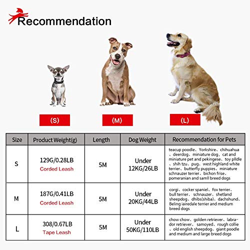 NOURSE CHOWSING Flexi Original Retractable Dog Leash, 16 ft Retractable