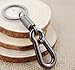 Nuoxinus Classic Retro Style Simple Keychain Strong Carabiner Shape Key Chains Ring Keyring Key Fob Holder for Men Women