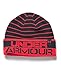 Under Armour Boys' Cuff Stripe Beanie, Anthracite (016)/Black, One Size Fits All