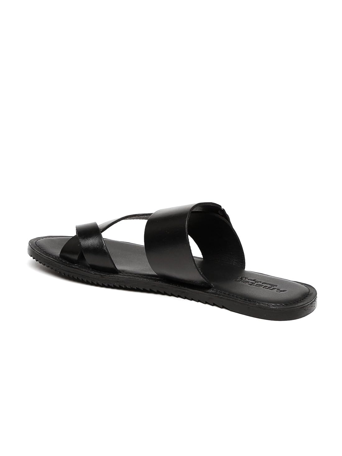 amster mens black geniune leather comfort sandals