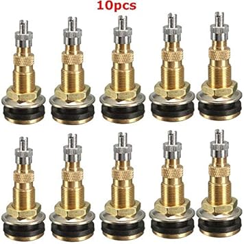 Amazon Com Alician 10 Pcs Car Tyre Valves Tr618a Tractor Air Liquid Water Tubeless Tire Valve Stems Wheel Rim Tr618a Brass Auto Accessories Automotive