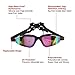 Bezzee-Pro Swimming Goggles for Adult Men and Women - UV Protected - Anti-Fog Unisex Swim Goggles (Black/Multi-Color)