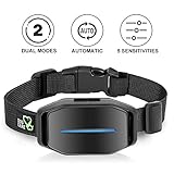 Dog Bark Collar - Anti Barking Collar with Intelligent Bark Control, Effective Sound, Vibration & Automatic 7 Levels Shock Modes Training Collar w/LED indicator, Easy to Use No Barking Collar
