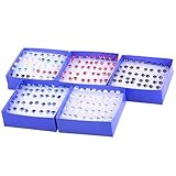 20 Pairs Pretty Crystal Rhinestone Round Earrings Ear Studs Allergy Free Pin