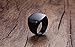 enhong Mens Rings Stainless Steel Square Signet Rings for Men,Black Pinky Thumb Ring for Dad Father Jewelry Gift for Him,Men's Ring for Biker Size 11