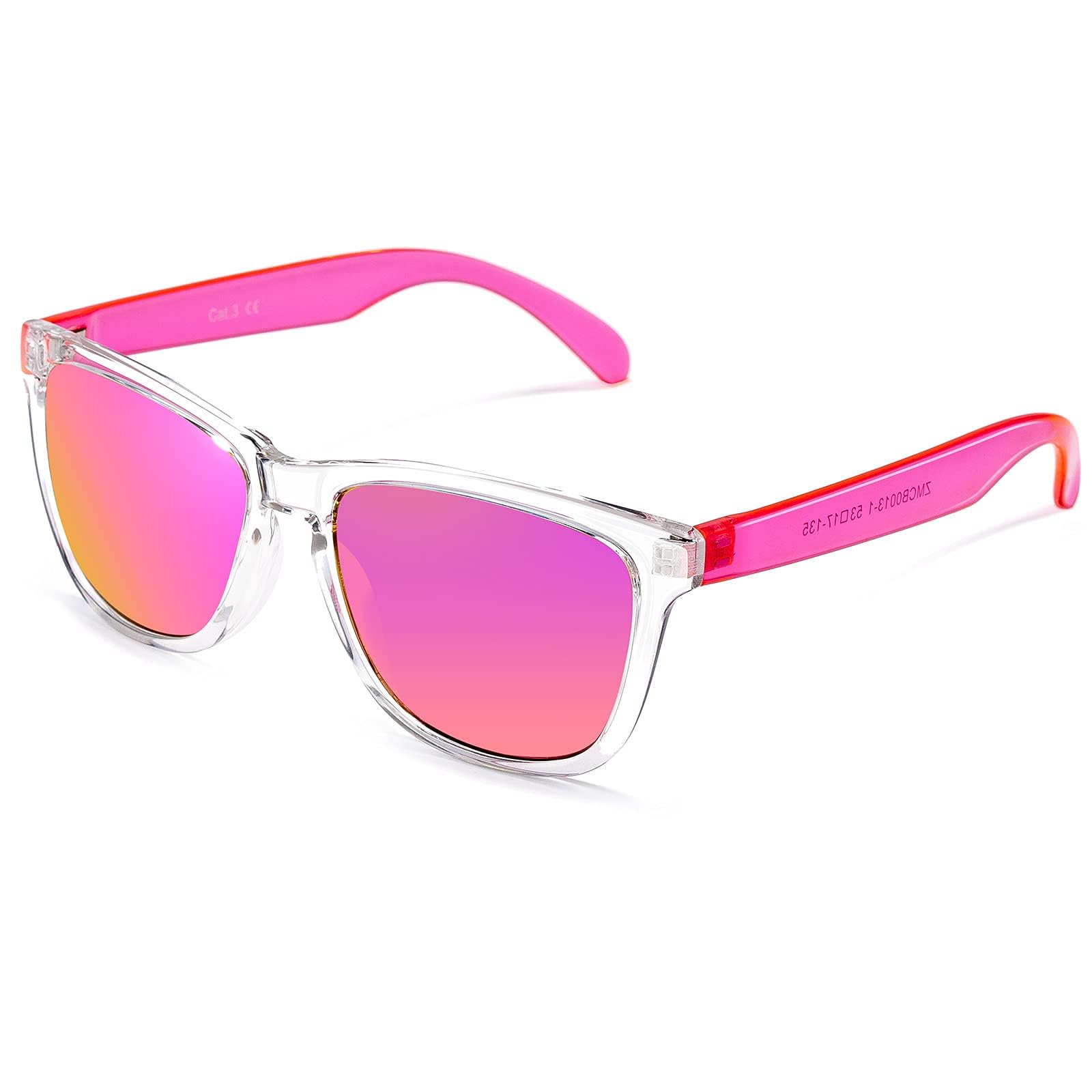 Sunglasses Womens,Classic Square Frame UV400 Mirrored Lens  display picture 3