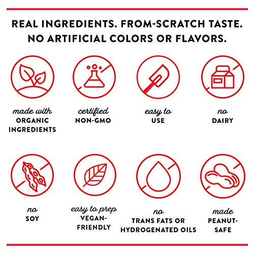 Miss Jones Baking Buttercream Frosting Variety Pack, Perfect for Icing and Decorating, Vegan-friendly, Non-GMO, Organic Ingredients: Rich Fudge Chocolate, Vanilla, and Confetti Pop (Pack of 3)