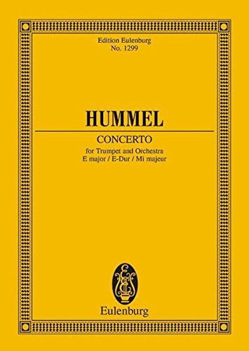 Concerto in E Major: for Trumpet and Orchestra (Edition Eulenburg)