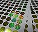 justlabel Golden Hologram Original Sticker Diameter 8mm/0.3