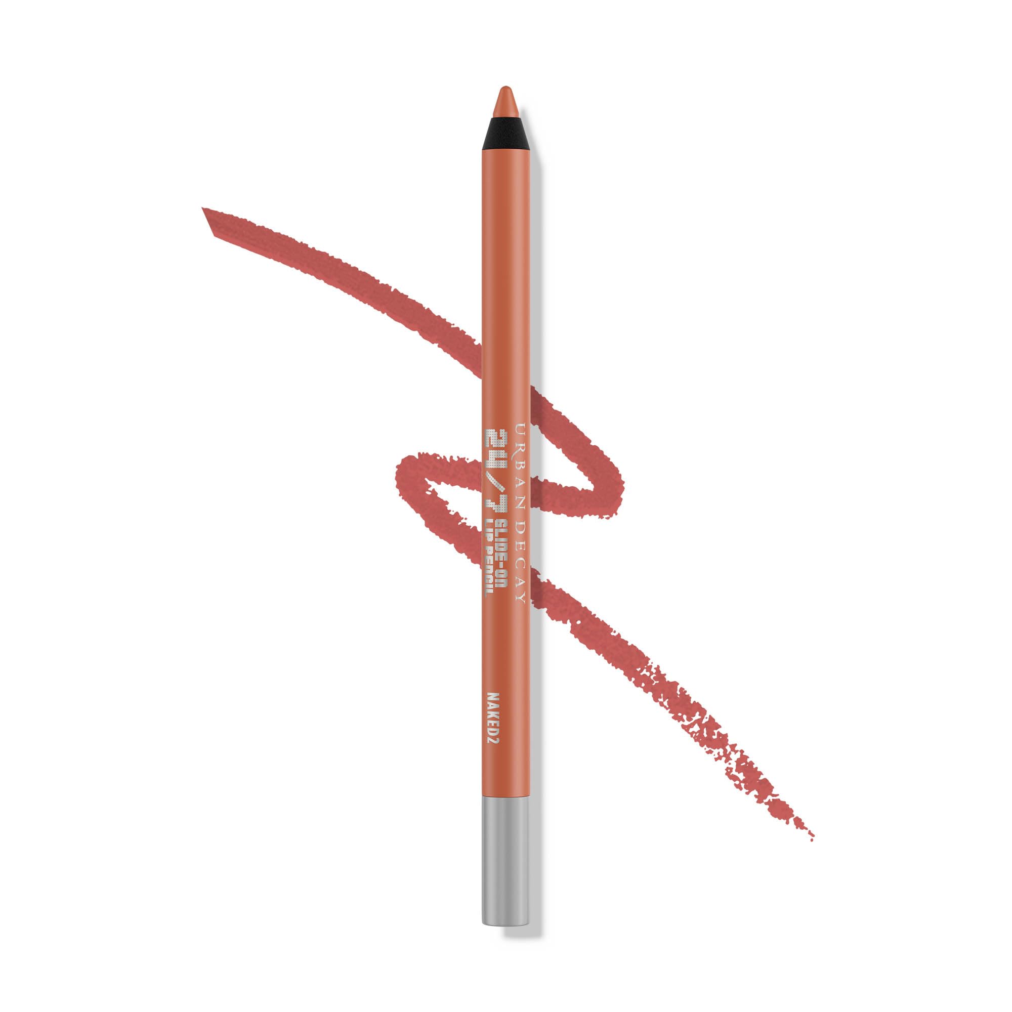 Urban Decay 24/7 Glide-On Lip Pencil, Waterproof and Long-Lasting Lip Liner, Shade: Naked 2, 1.2g