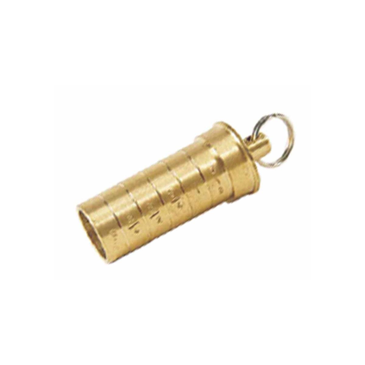 Bisley Shotgun Brass Choke 20 Gauge 20g Identifier Bore Keyring Shooting Gun