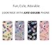 LUOLNH Slim Shockproof Clear Floral Pattern Soft Flexible TPU Back Cover Case Compatible with iPhone 7 Plus/8 Plus 5.5 inch -7 Color Pineapple