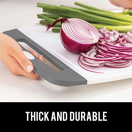 Gorilla Grip Oversized Cutting Board, Large Size, Juice Grooves, NonSlip Easy Grip Handle
