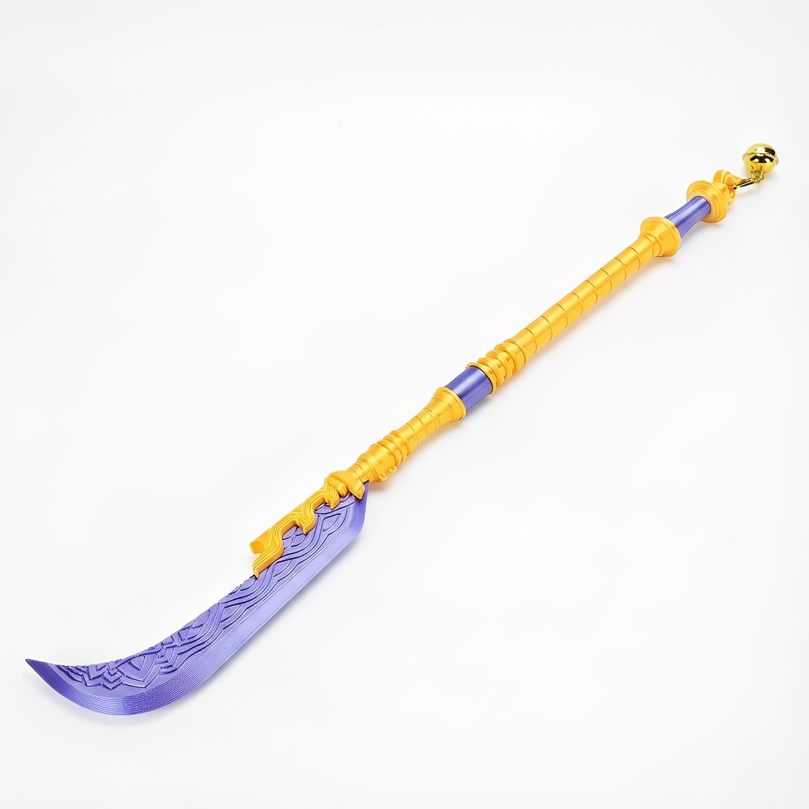 Vikye Cosplay Prop Sword, 25in Anime Sword Replica Fantasy Costume with Bell and Cord for Anime Conventions and Photoshoots