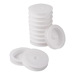 Craftdady 50Pcs Empty Plastic Wire Spools 2.64" in