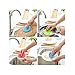Multi-function Silicone Sponge Brush,Most Helpful Kitchen Essential Dishwashing Gadgets,with Soft Bristles Easy to Clean Dishes,Fruits,Vegetables,Even be Mat for Hot Things 3 Packs