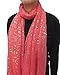 Sparkle Shimmer Gold Glitter Women's Hijab Muslim Head Wrap Scarf Shawl Lightweight